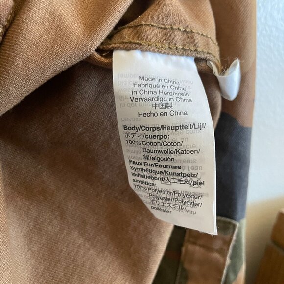 Madewell Camo Jacket Sherpa Collar - Picture 3 of 7